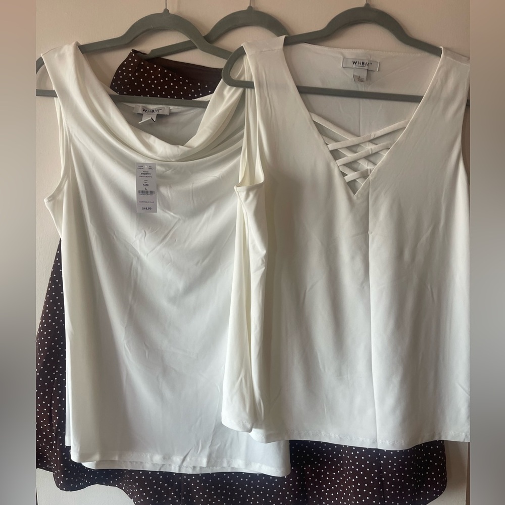 Skirt with 2 matching sleeveless tops